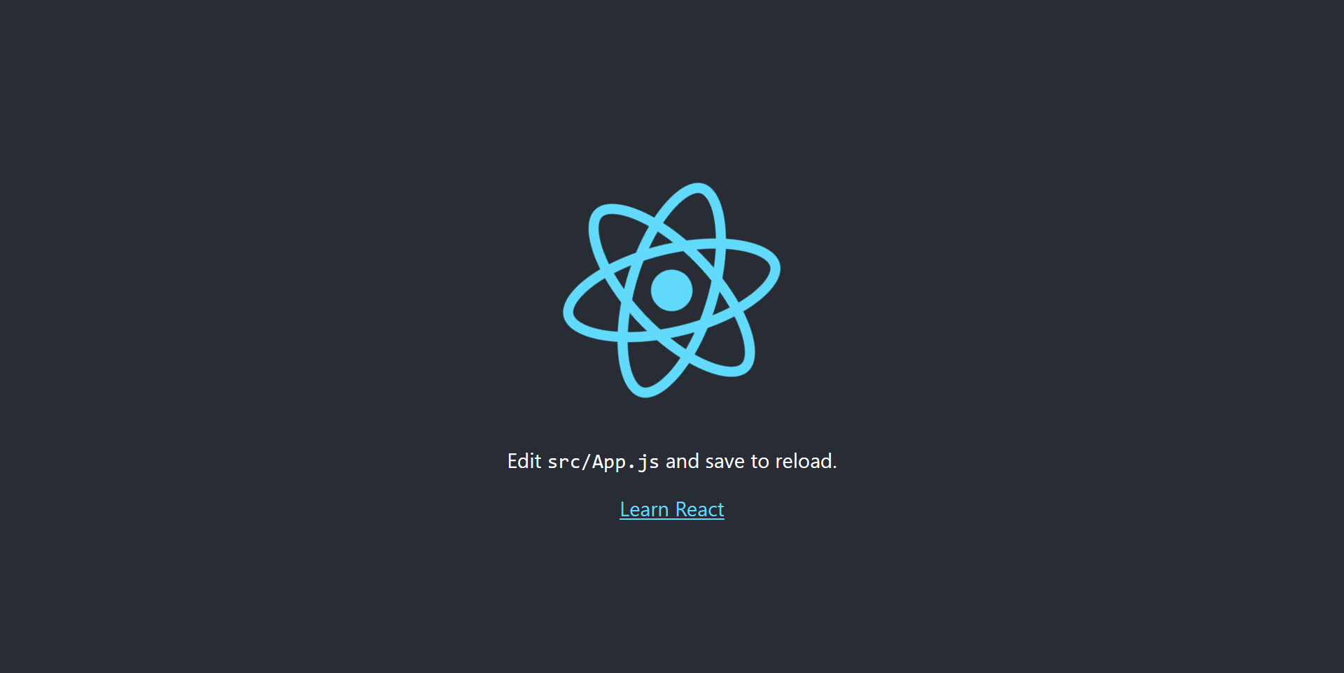 Default React app